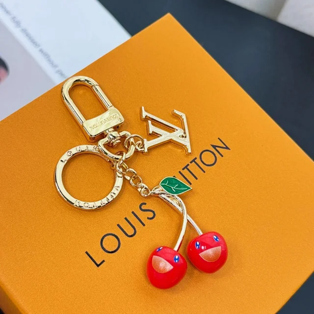 Louis Vuitton cherry bag decoration