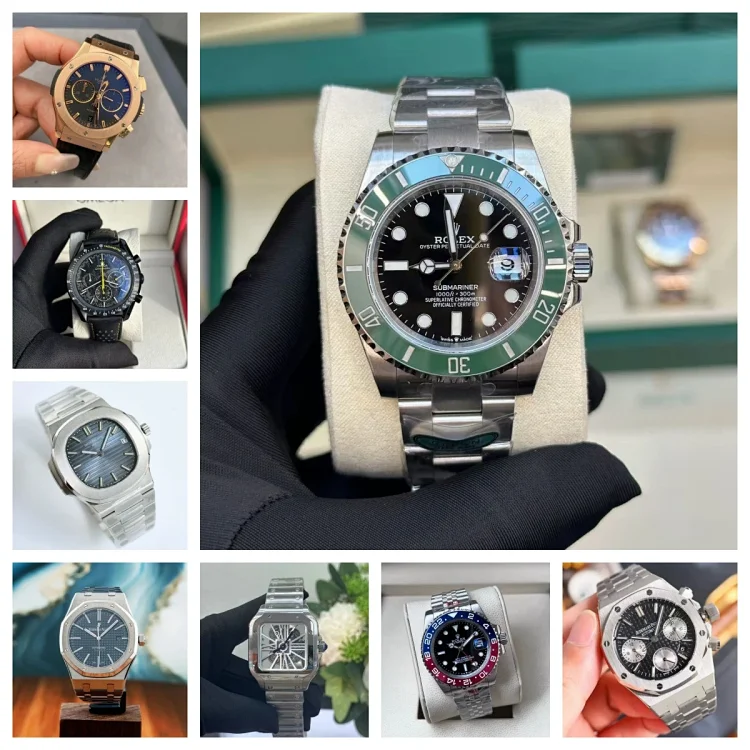 Cartier and Rolex watch collection