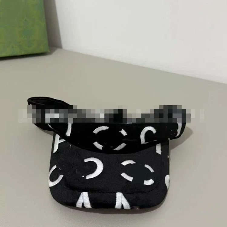Chanel logo-print visor hat