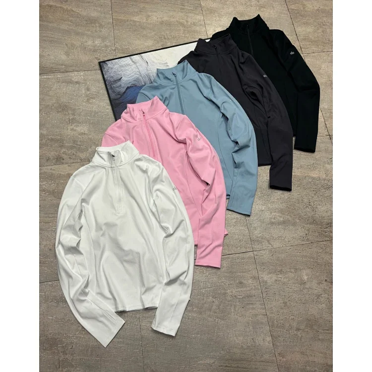 Alo half-zip base layer yoga top