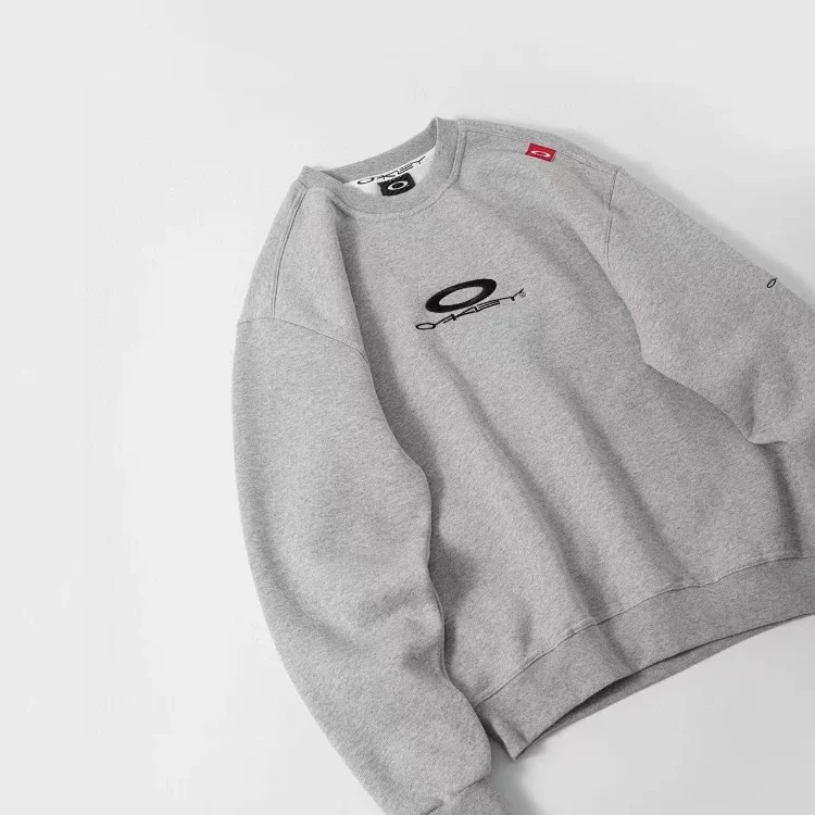 Oakley embroidered crewneck fleece sweatshirt