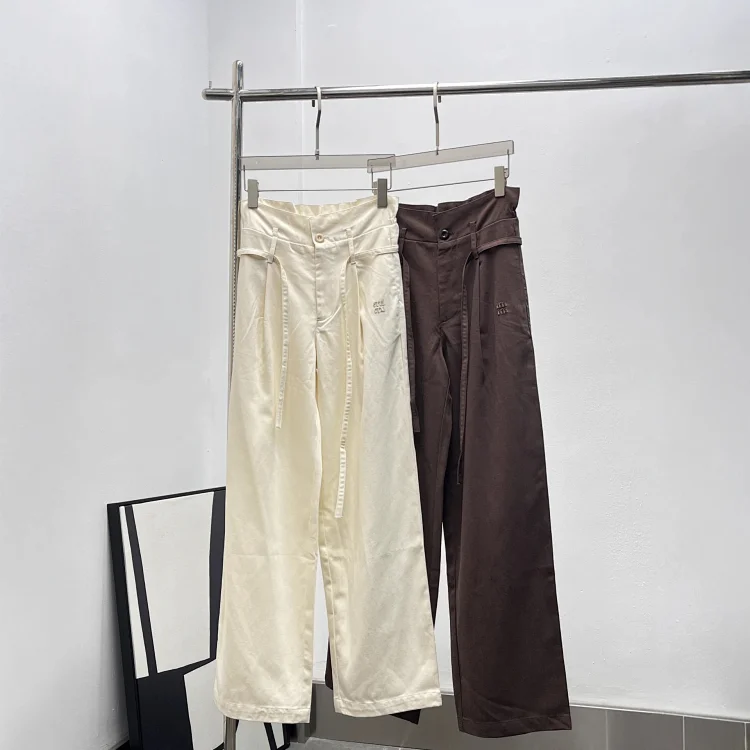 Miu Miu drawstring pants